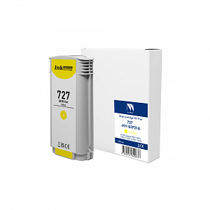 Струйный картридж NV Print 727 (NV-B3P21A) Yellow для HP DesignJet T920/T930/T1500/T1530/T2500/T2530 (130 мл) совместимый