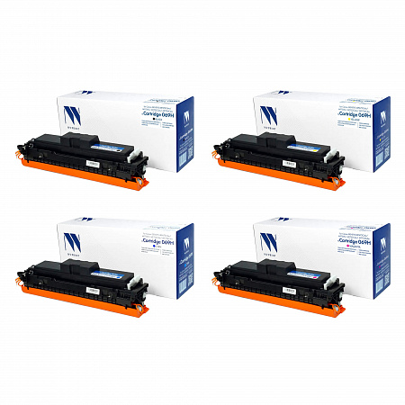 Комплект картриджей NVP совместимых NV-069H CMYK