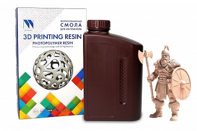 Фотополимерная смола NV PRINT Standard Resin Beige для 3D печати;  1 кг/бут