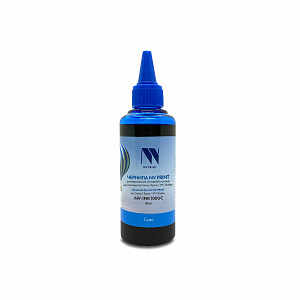 Чернила NV PRINT универсальные на водной основе для Сanon, Epson, НР, Brother (100 ml) Cyan совместимые