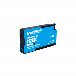 Струйный картридж NV Print 712 (NV-3ED67A) Cyan для HP DJ T210/T630 (29 мл) совместимый