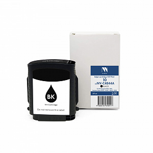 Струйный картридж NV Print 10 (NV-C4844A) Black для HP DesignJet 500/800, Business Inkjet 2200/2300/2600/2800 (69 мл) совместимый