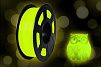 Филамент NV PRINT PLA Noctilucent (Glow In the Dark) Yellow для 3D печати диаметр 1.75мм  длина 330 метров  масса 1 кг