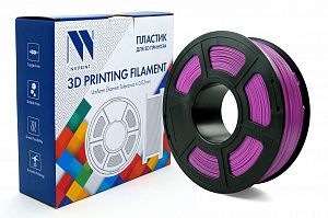 Филамент NV PRINT ABS Fuchsia для 3D печати диаметр 1.75мм  длина 330 метров  масса 1 кг