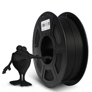 Филамент NV PRINT PLA Matte Black для 3D печати диаметр 1.75мм  длина 330 метров  масса 1 кг