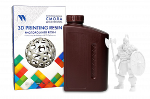 Фотополимерная смола NVPRINT ABS Like Resin White для 3D печати 1 кг (бут)