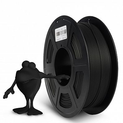 Филамент NV PRINT PLA Matte Black для 3D печати диаметр 1.75мм  длина 330 метров  масса 1 кг