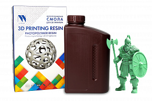 Фотополимерная смола NV PRINT Plant Based Resin Green для 3D печати 1 кг (бут)