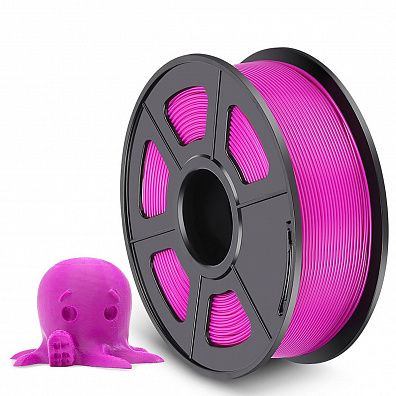 Филамент NV PRINT PLA+ Fuchsia для 3D печати диаметр 1.75мм  длина 330 метров  масса 1 кг