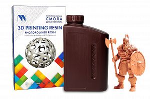 Фотополимерная смола NV PRINT Standard Resin Orange для 3D печати;  1 кг/бут