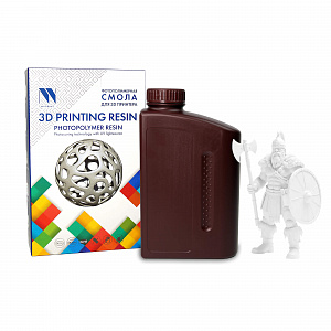 Фотополимерная смола NV PRINT ABS Like Resin White Белая для 3D печати 1 кг (бут)