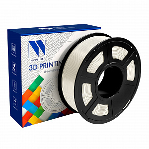 Филамент NV PRINT TPU Silk Cream White кремовый белый для 3D печати диаметр 1.75мм   масса 1 кг