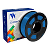 Филамент NV PRINT PLA Matte Blue  Синий для 3D печати диаметр 1.75мм  длина 330 метров  масса 1 кг