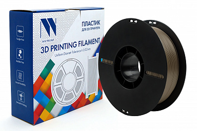 Филамент NV PRINT PLA+ "Античная бронза"  для 3D печати диаметр 1.75мм  масса 1 кг