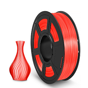 Филамент NV PRINT TPU Trans. Red для 3D печати диаметр 1.75мм  длина 165 метров  масса 0,5 кг