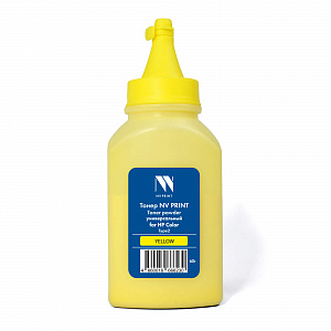 Тонер NVP для HP Color универсальный Type2 (60г) Yellow совместимый