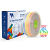 Филамент NV PRINT Silk PLA+ Rainbow 04  многоцветный для 3D печати диаметр 1.75мм  масса 1 кг