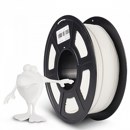 Филамент NV PRINT PLA Matte White Белый для 3D печати диаметр 1.75мм    масса 1 кг
