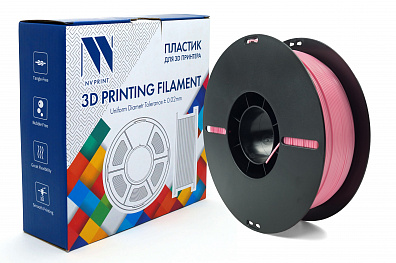 Филамент NV PRINT PETG  Sakura Pink Розовая сакура для 3D печати диаметр 1.75мм  длина 330 метров  масса 1 кг