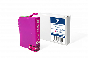 Струйный картридж NV Print T1283 (NV-C13T12834011) Magenta для Epson Stylus SX125/S22/BX305F/SX420W (13 мл) совместимый