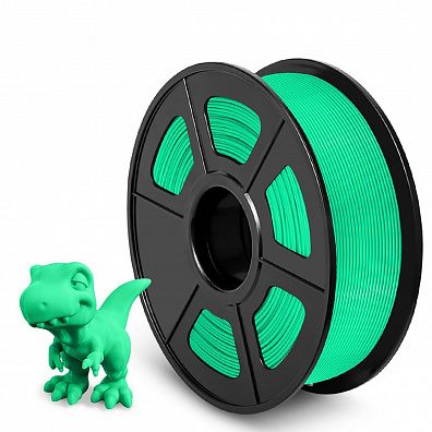 Филамент NV PRINT PLA Green для 3D печати диаметр 1.75мм  длина 330 метров  масса 1 кг