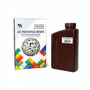 Фотополимерная смола NV PRINT высокой детализации 14K Red Wax Resine Красная Восковая  для 3D печати 1 кг (бут)