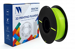 Филамент NV PRINT PETG  Lemon yellow для 3D печати диаметр 1.75мм  длина 330 метров  масса 1 кг