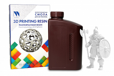 Фотополимерная смола NV PRINT Standard Resin Clear для 3D печати  1 кг (бут)