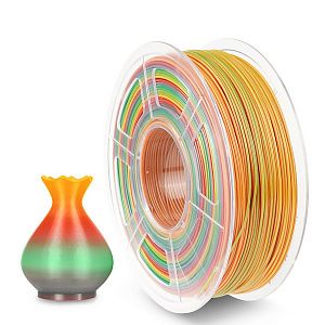 Филамент NVPRINT PETG Rainbow для 3D печати диаметр 1.75мм  длина 330 метров  масса 1 кг