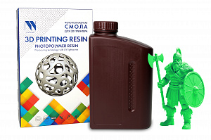 Фотополимерная смола NV PRINT Standard Resin Clear Green для 3D печати 1 кг (бут)