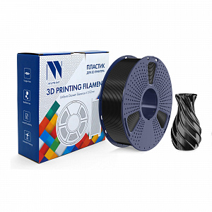Филамент NV PRINT TPU Silk Black шелковый черный для 3D печати диаметр 1.75мм   масса 1 кг