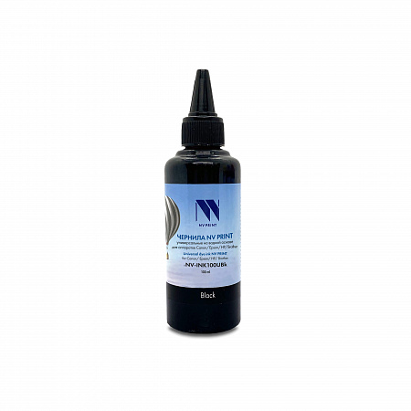Чернила NV PRINT универсальные на водной основе для Сanon, Epson, НР, Brother (100 ml) Black совместимые