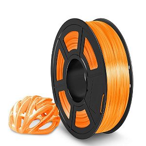 Филамент NVPRINT TPU Trans. Orange для 3D печати диаметр 1.75мм  длина 165 метров  масса 0,5 кг