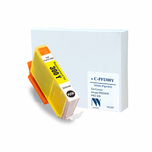 Струйный картридж NV Print C-PFI300 Y для Canon imagePROGRAF PRO-300 совместимый