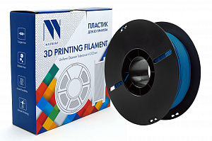 Филамент NV PRINT PLA Matte Blue  Синий для 3D печати диаметр 1.75мм  длина 330 метров  масса 1 кг