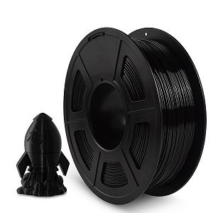 Филамент NV PRINT PETG Black для 3D печати диаметр 1.75мм  длина 330 метров  масса 1 кг