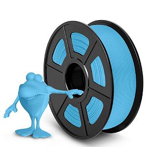 Филамент NV PRINT PLA Matte Light Blue для 3D печати диаметр 1.75мм  длина 330 метров  масса 1 кг