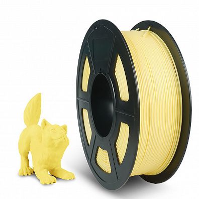 Филамент NV PRINT PETG  Lemon yellow для 3D печати диаметр 1.75мм  длина 330 метров  масса 1 кг