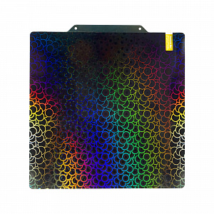 Пластина для 3D принтера NVP двухсторонняя гладкая PEK+PEK 220x220мм "Калейдоскоп"