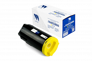Тонер-картридж NVP совместимый NV-106R03886 Yellow