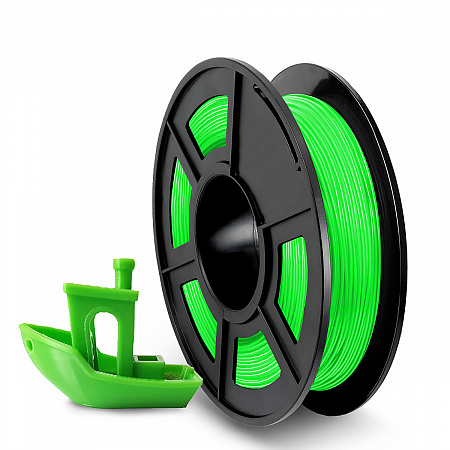 Филамент NV PRINT TPU Green Зеленый для 3D печати диаметр 1.75мм    масса 0,5 кг