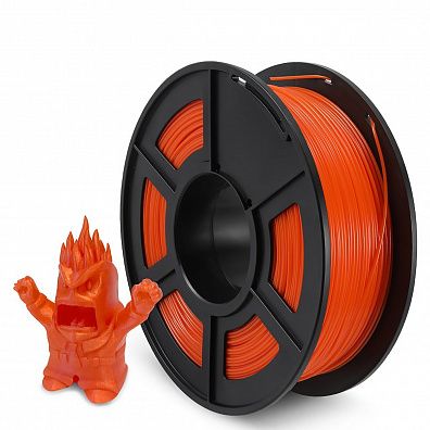 Филамент NV PRINT PETG Orange для 3D печати диаметр 1.75мм  длина 330 метров  масса 1 кг