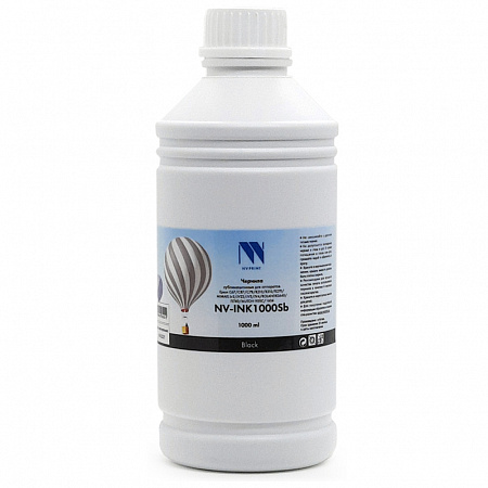 Чернила NV PRINT сублимационные для аппаратов Epson, Mimaki, Mutoh, Roland (1000ml) Black