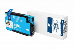 Струйный картридж NVP 963XL (NV-3JA27AE) Cyan для HP OfficeJetPro 9010/9020 (26 мл)совместимый (прошивка 2530C)