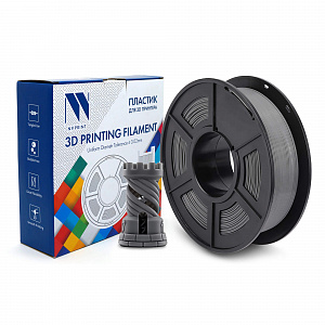 Филамент NV PRINT PLA  Grey Серый для 3D печати диаметр 1.75мм масса 1 кг