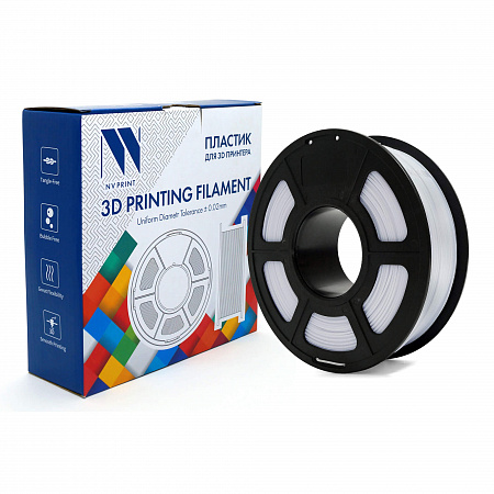 Филамент NV PRINT PA/Nylon (полиамид/нейлон) для 3D печати диаметр 1.75мм   масса 1 кг