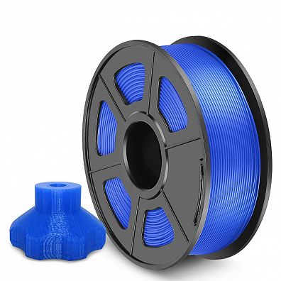 Филамент NV PRINT PETG Blue для 3D печати диаметр 1.75мм  длина 330 метров  масса 1 кг