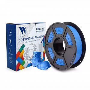 Филамент NV PRINT PLA Blue Grey Сине-серый для 3D печати диаметр 1.75мм    масса 1 кг