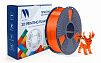 Филамент NV PRINT PLA+ Transparent Orange для 3D печати диаметр 1.75мм  длина 330 метров  масса 1 кг