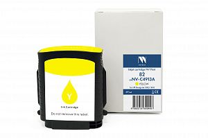 Струйный картридж NV Print 82 (NV-C4913A) Yellow для HP DesignJet 500/800 (69 мл) совместимый